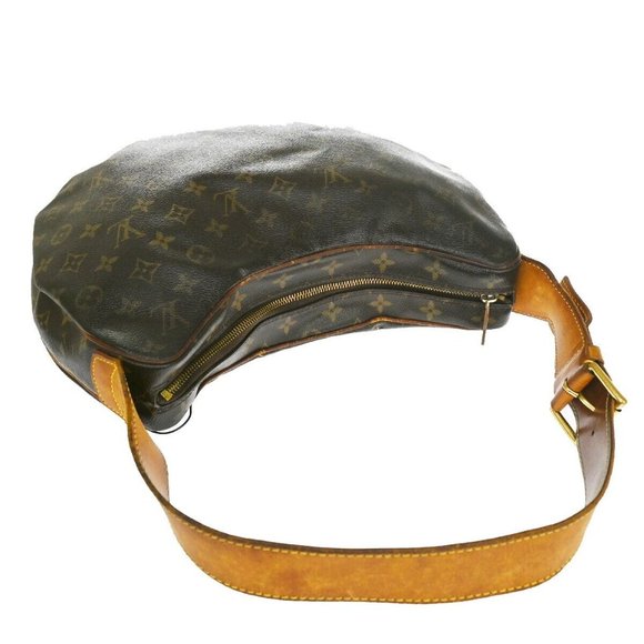 LOUIS VUITTON Croissant GM Shoulder Bag Monogram Leather Brown M51511 35YC109 - Picture 5 of 14